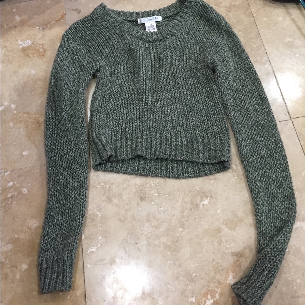 Cropped knit Sweater