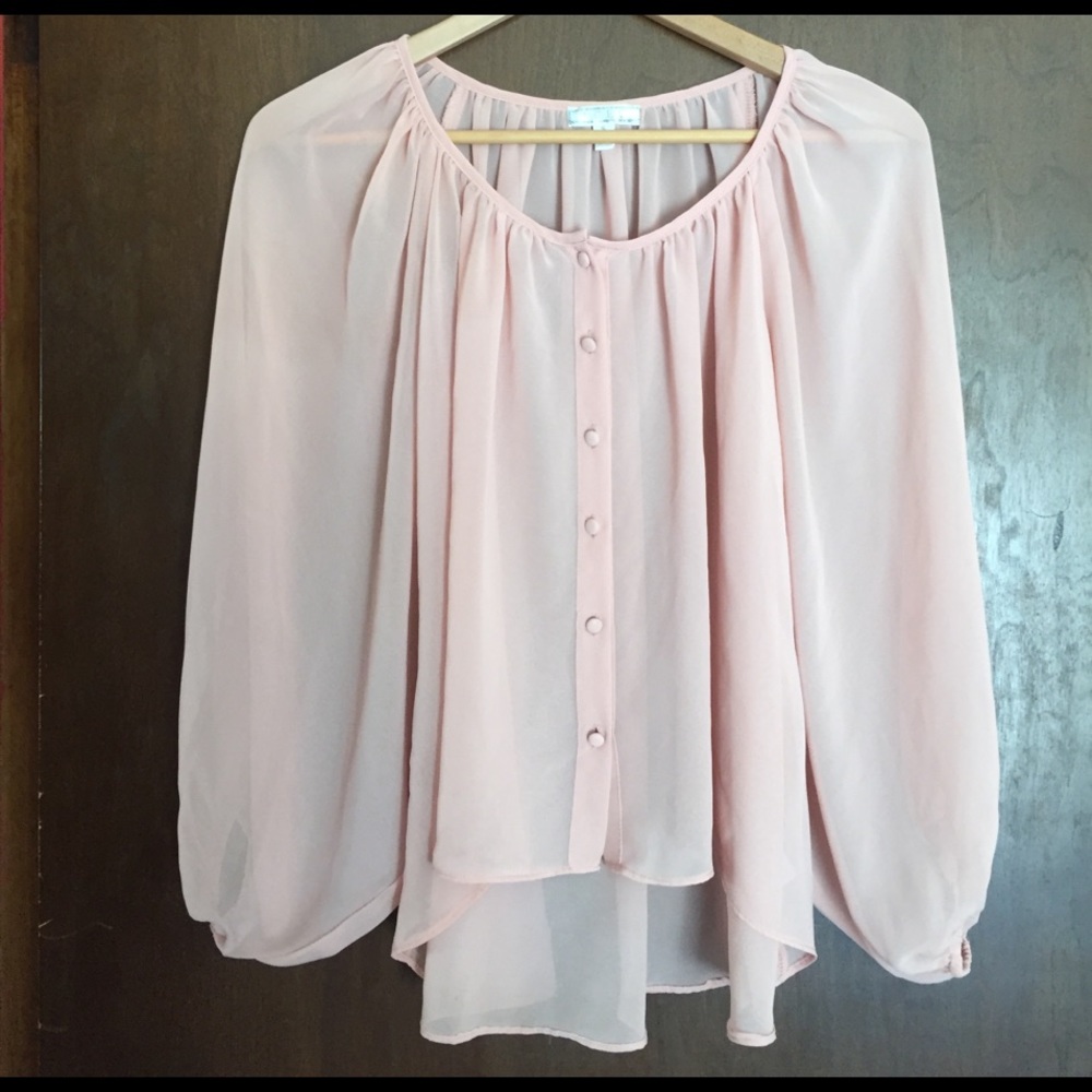 EUC Sheer Blouse Sz. S Women's