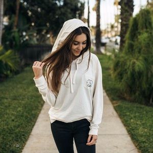 NEVER WORN!!!! Ivory Ella hoodie