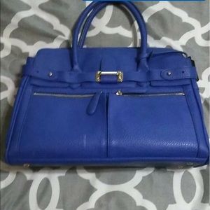 A large blue tote