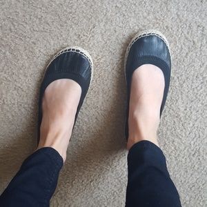 Yosi Samra black espadrilles flats NWOT