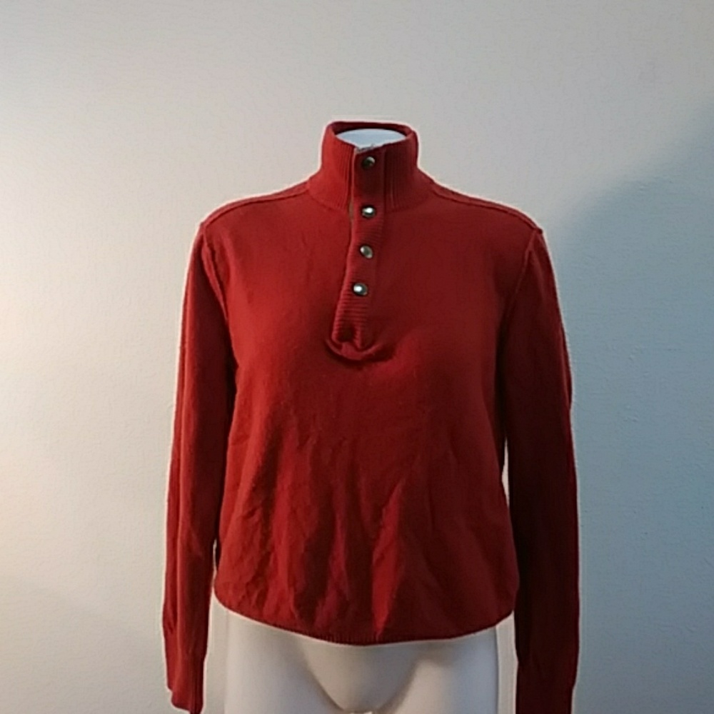 Bananas Republic burnt orange turtle neck