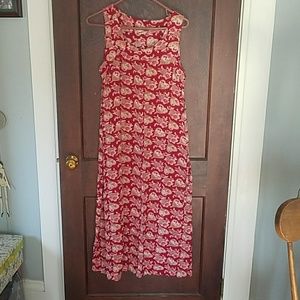 April Cornel printed dress. One tie needs to be