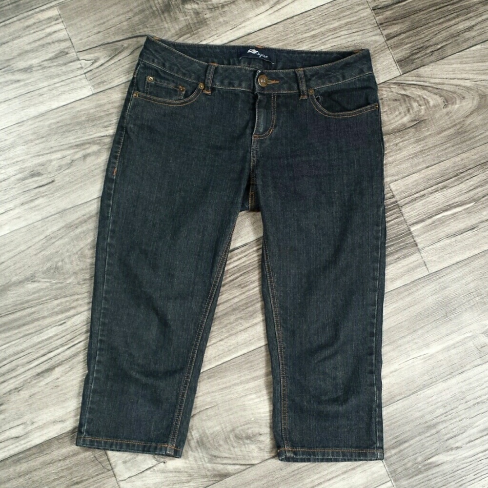 Denim capris