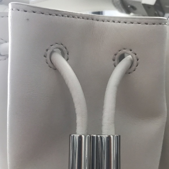 Alexander Wang White 'Alpha' Stud Bucket Bag - Picture 3 of 8