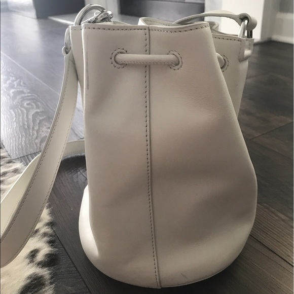 Alexander Wang White 'Alpha' Stud Bucket Bag - Picture 7 of 8
