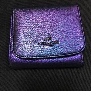 Coach hologram wallet ...rare hard to find