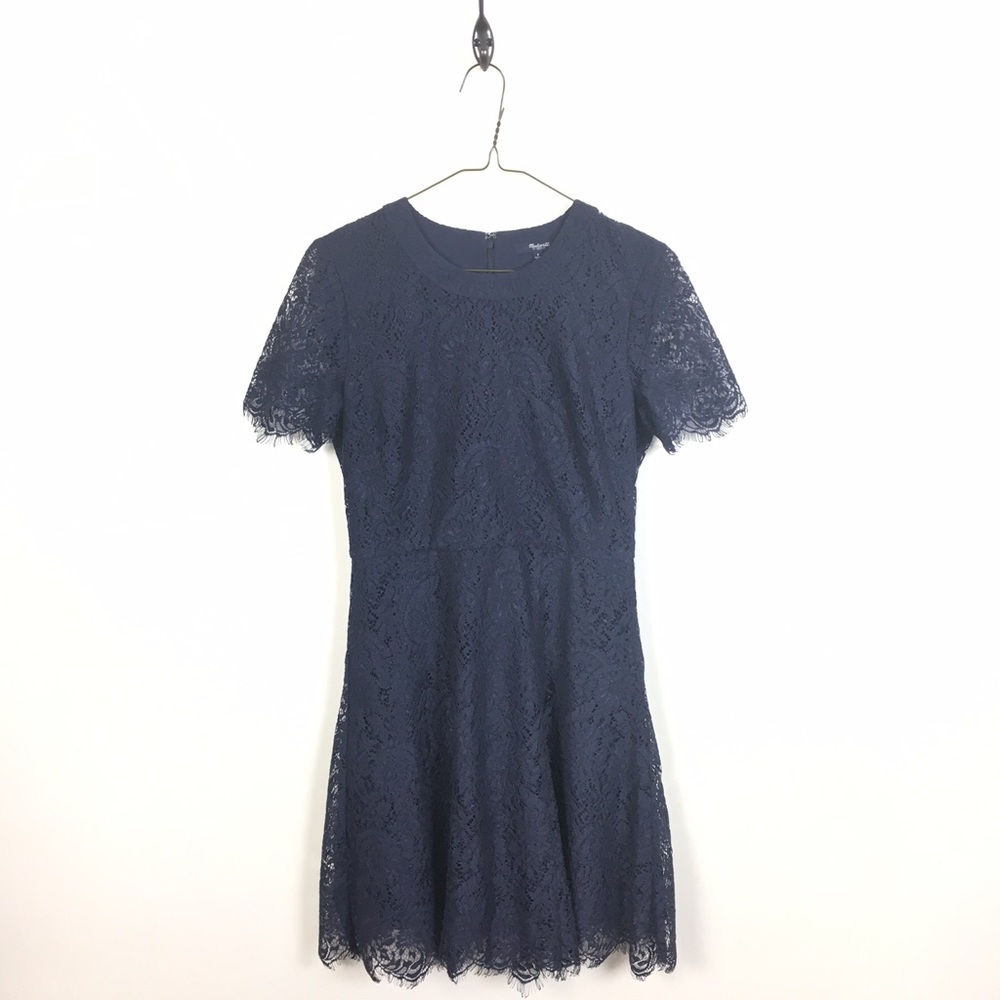 madewell floral lace dress