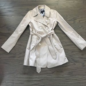 Classic tan trench coat. Brand new never worn.
