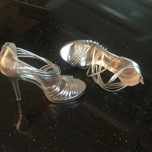 Chinese Laundry silver pumps.