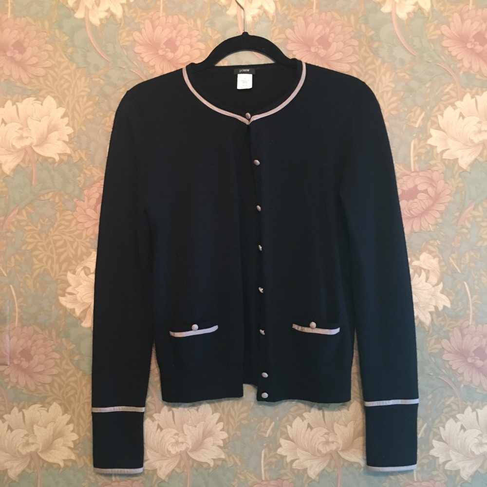 J. Crew Cardigan with Silk Buttons