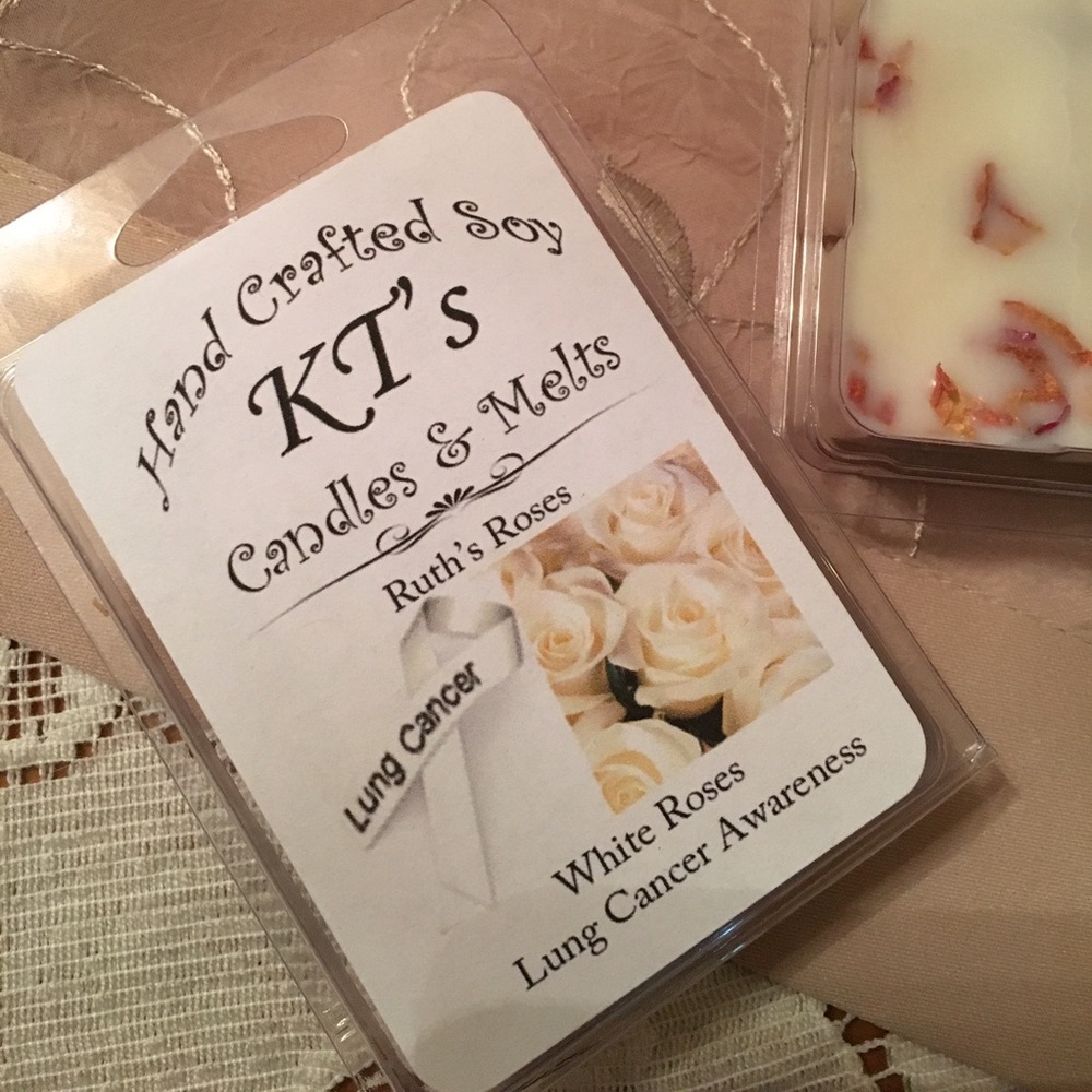 Wax melts...Fresh white roses