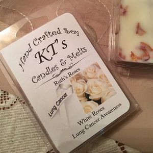 Wax melts...Fresh white roses