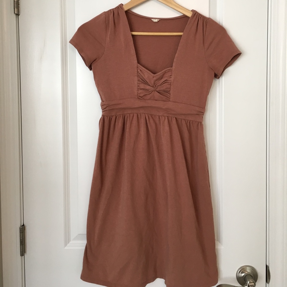 🥐 JCrew Mauve Softspun Sunset Dress