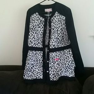 Koi nursing scrub jacket