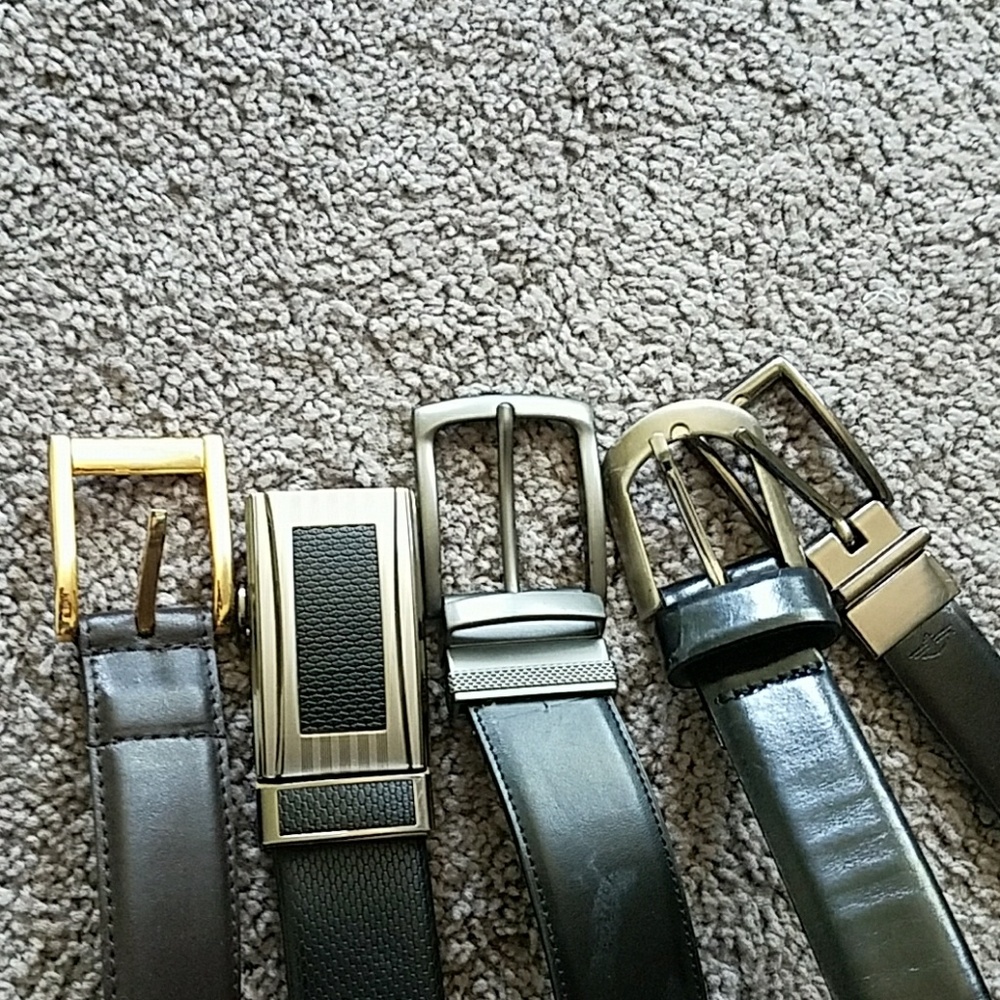 Assorted mens belts