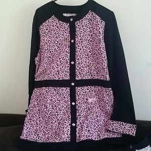 Koi nursing scrub jacket