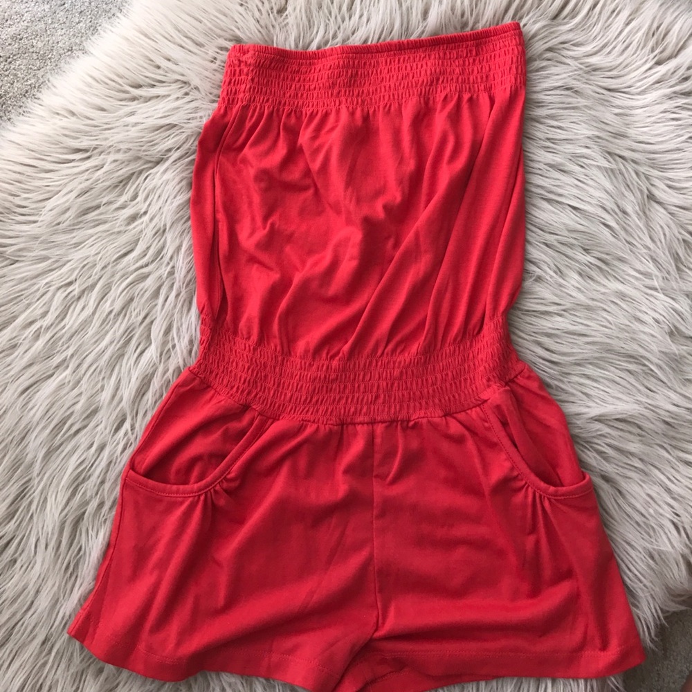 Red Romper Size M