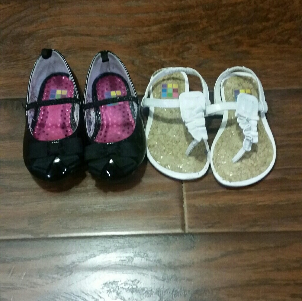 Girls Size 5 Toddler Sandles & Dress Shoes