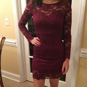 Red Lace Dress