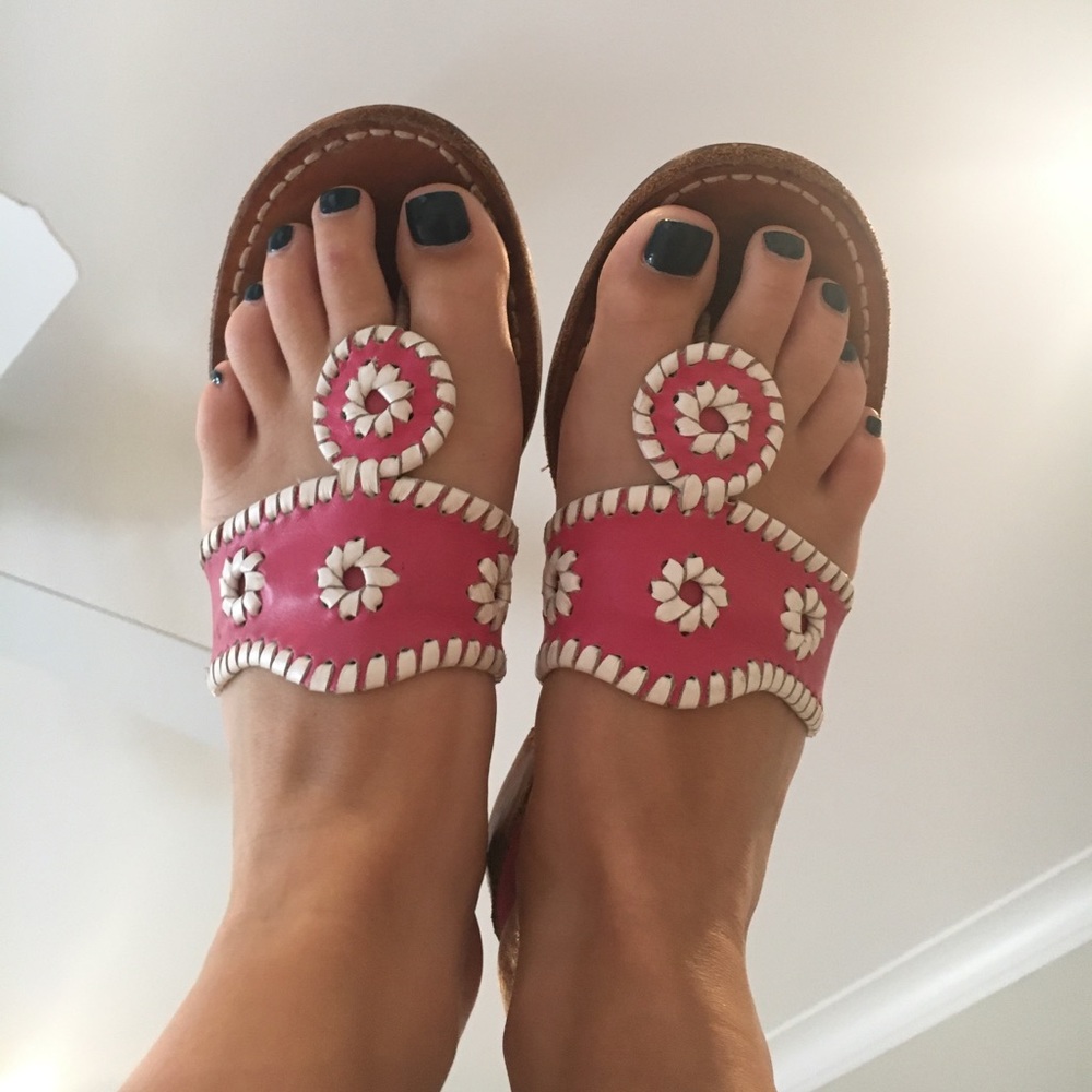 Pink Jack Rogers