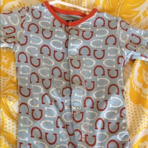 KicKee Pants Pond Horseshoe Coverall 6-12 months