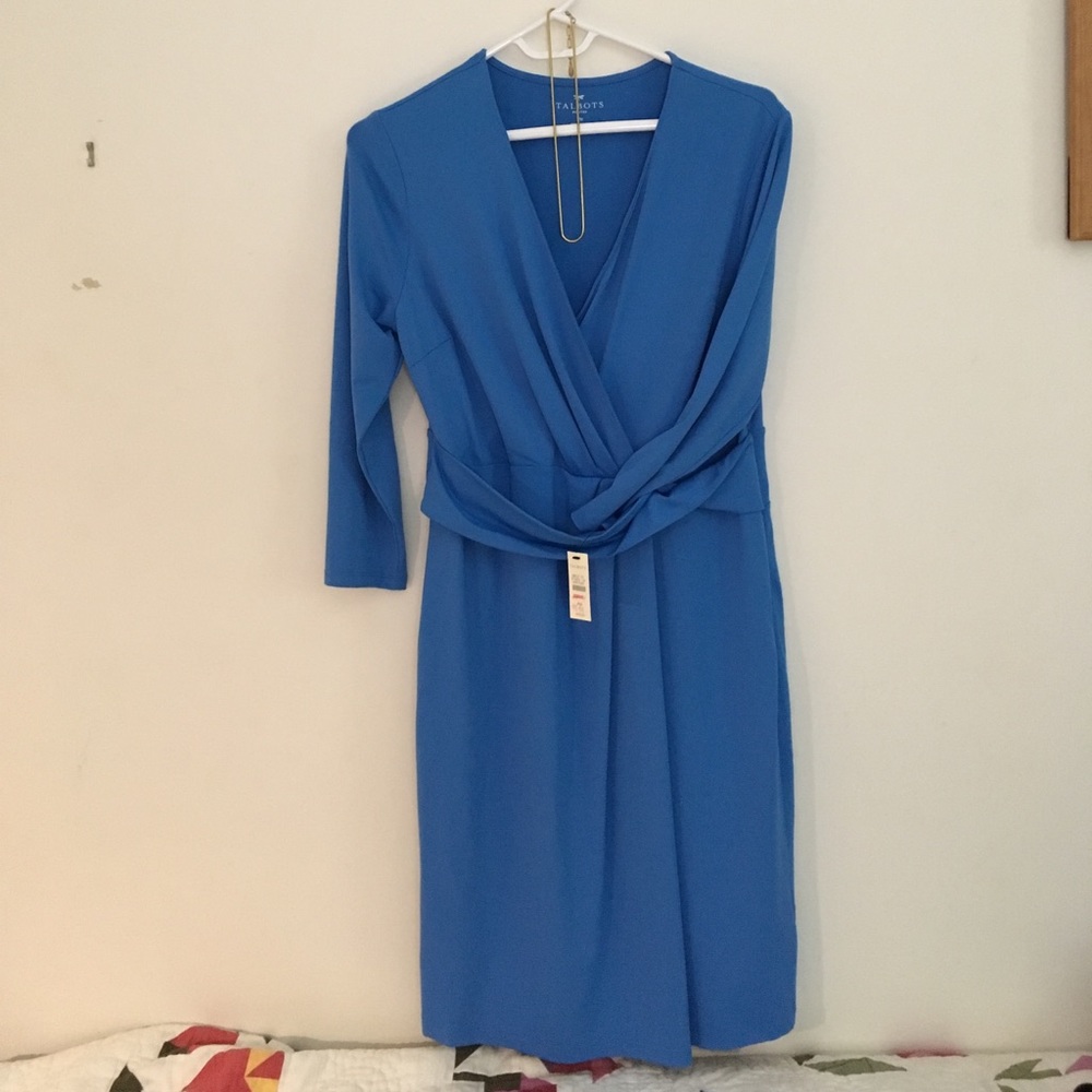 Super cute light Blue Talbots dress. New.