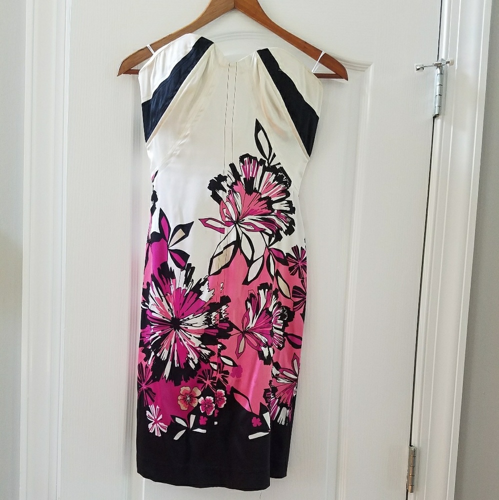 Bebe silk dress xs