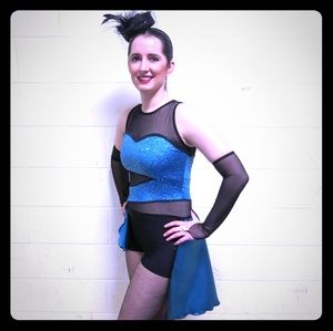 Teal & Black Jazz/Tap Costume
