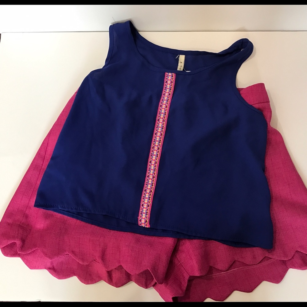 Revelry Scalloped Shorts