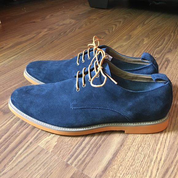 aldo blue suede shoes