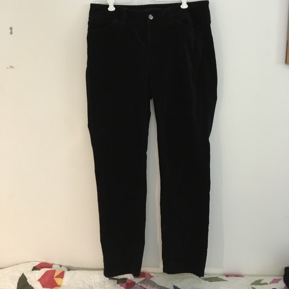 Signature Black Cotton Talbots Pants