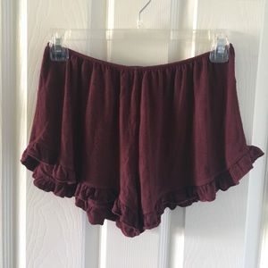 Brandy Melville shorts- Maroon