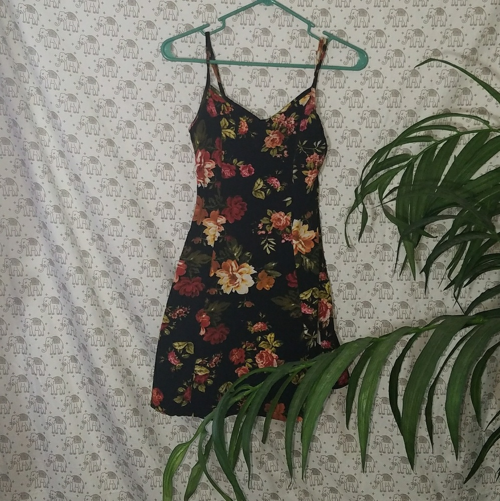Floral skater dress