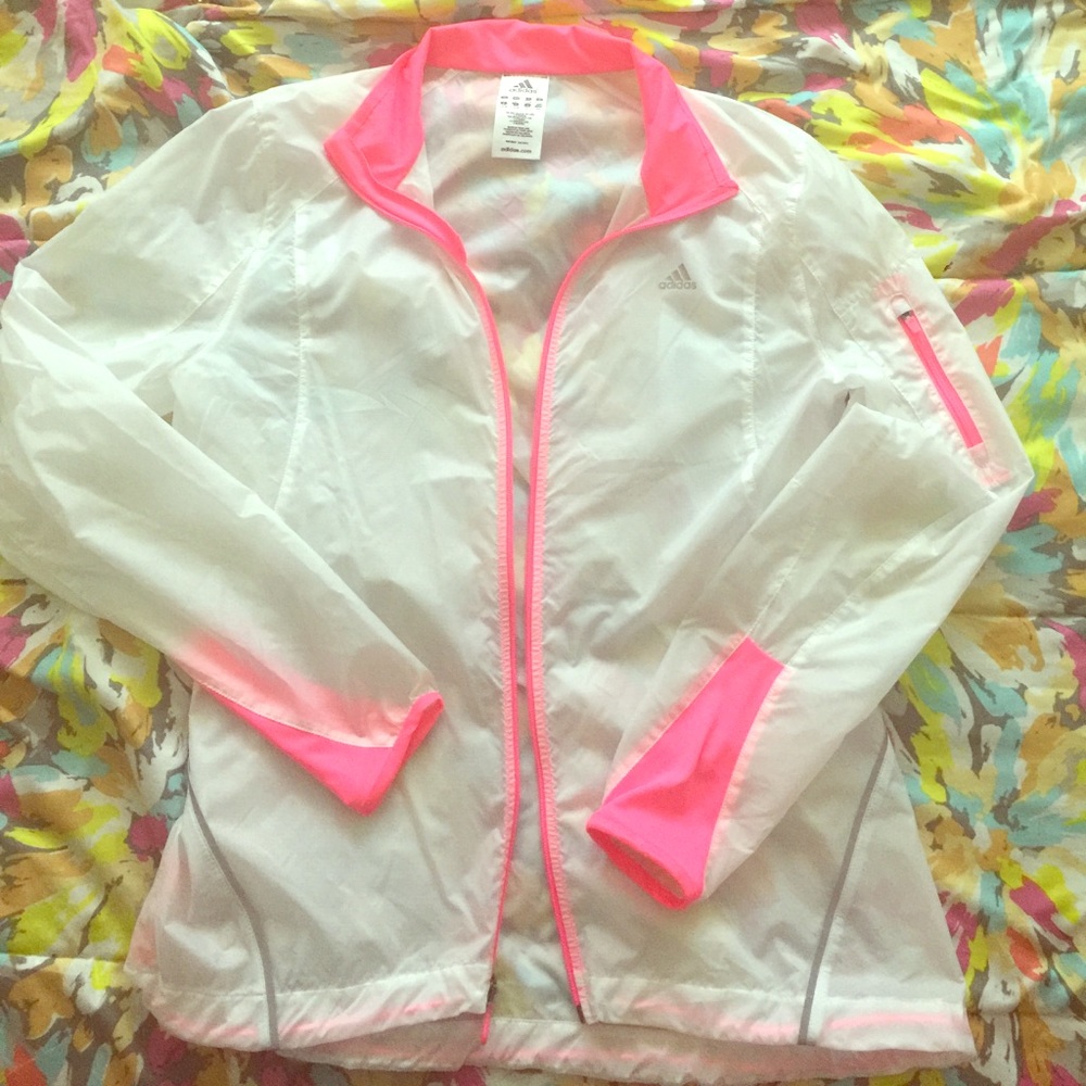 Adidas see thru women's jacket