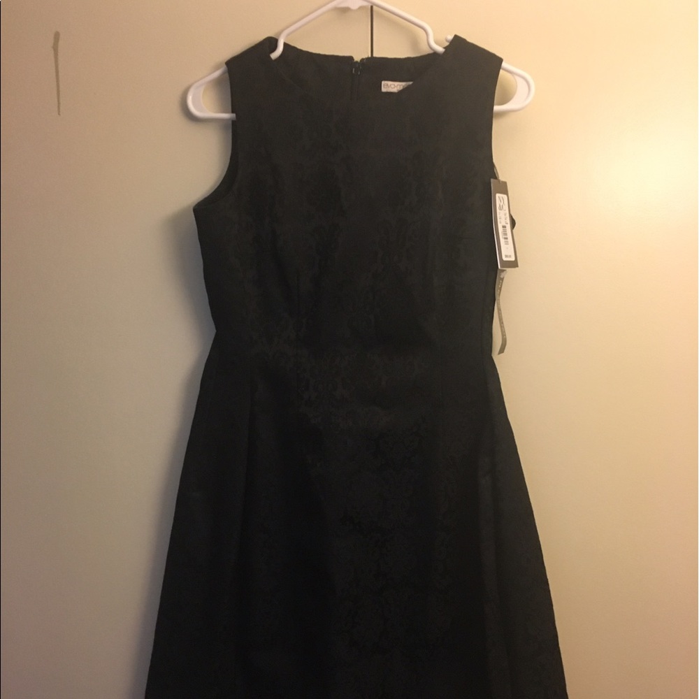 Eva mended little black dress Maria jacquard