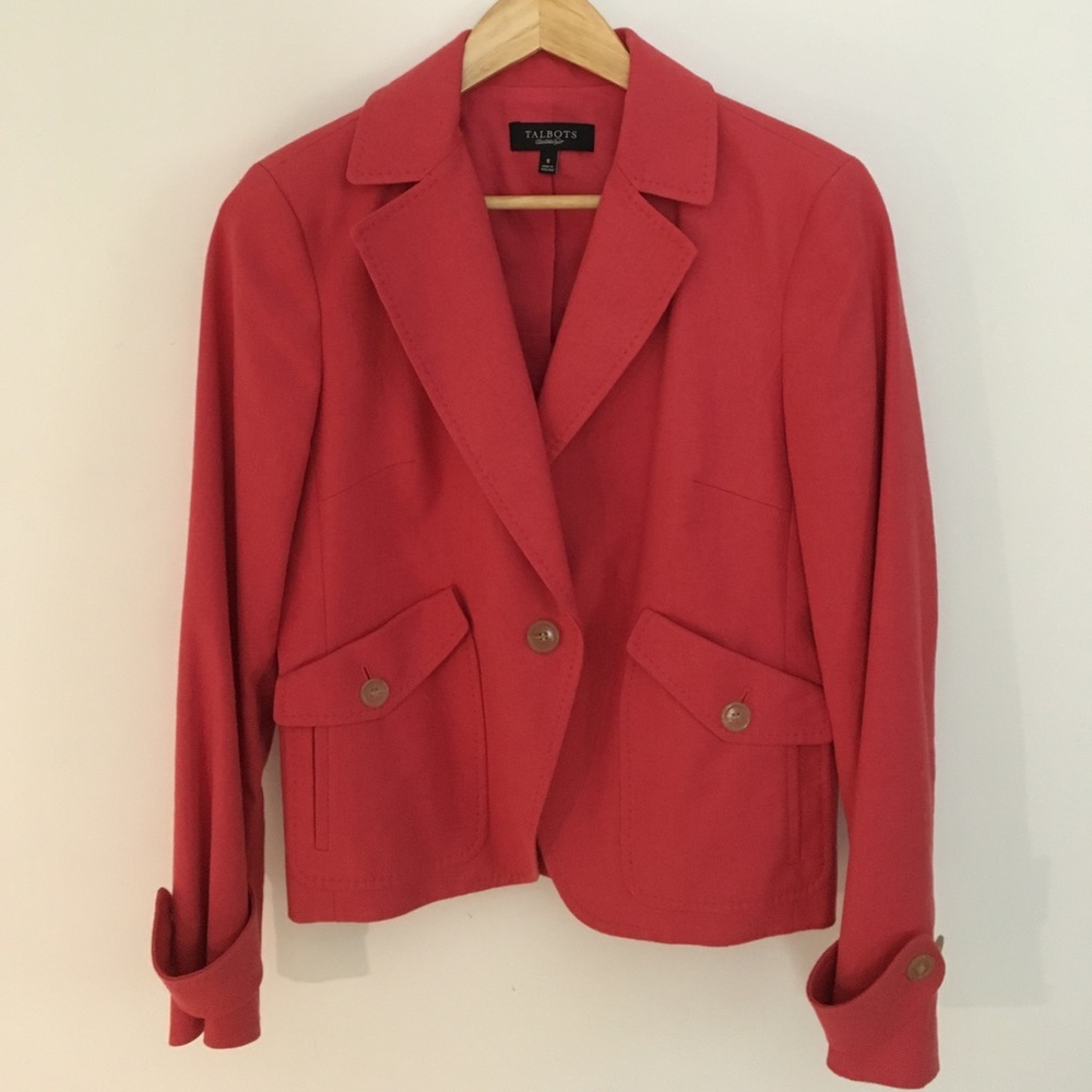 Beautiful Spring/Summer Burnt Orange Jacket.