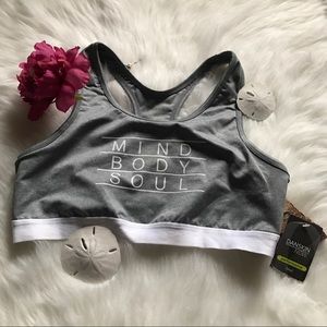 Gray Sports Bra Workout