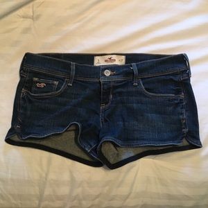 Dark Denim Hollister Shorts