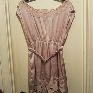 Papaya Belted tunic with floral detail