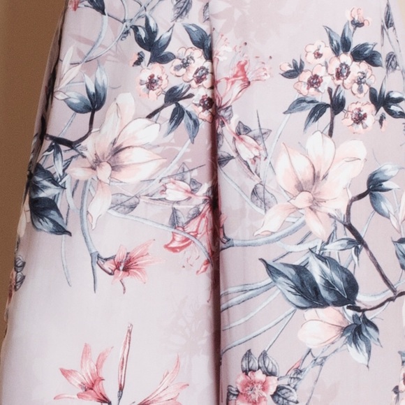 Floral Printed Open Wide Leg Pants - Picture 3 of 3