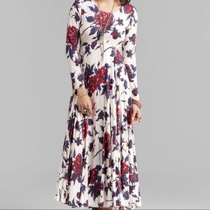 Free People First Kiss Floral Maxi Size Small