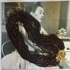1960s Vintage multi-strand, seed-bead necklace