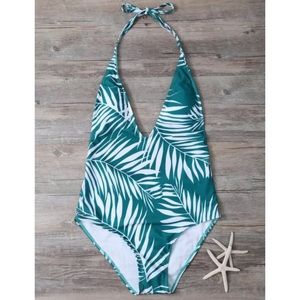Tropical Print One Piece