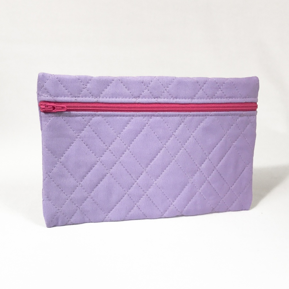 ♥️SALE‼️➖Quilted Pouch with Zipper - Lavender