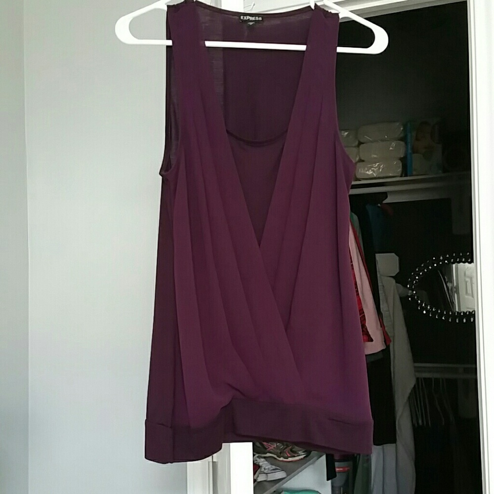 NWOT Plum Express top