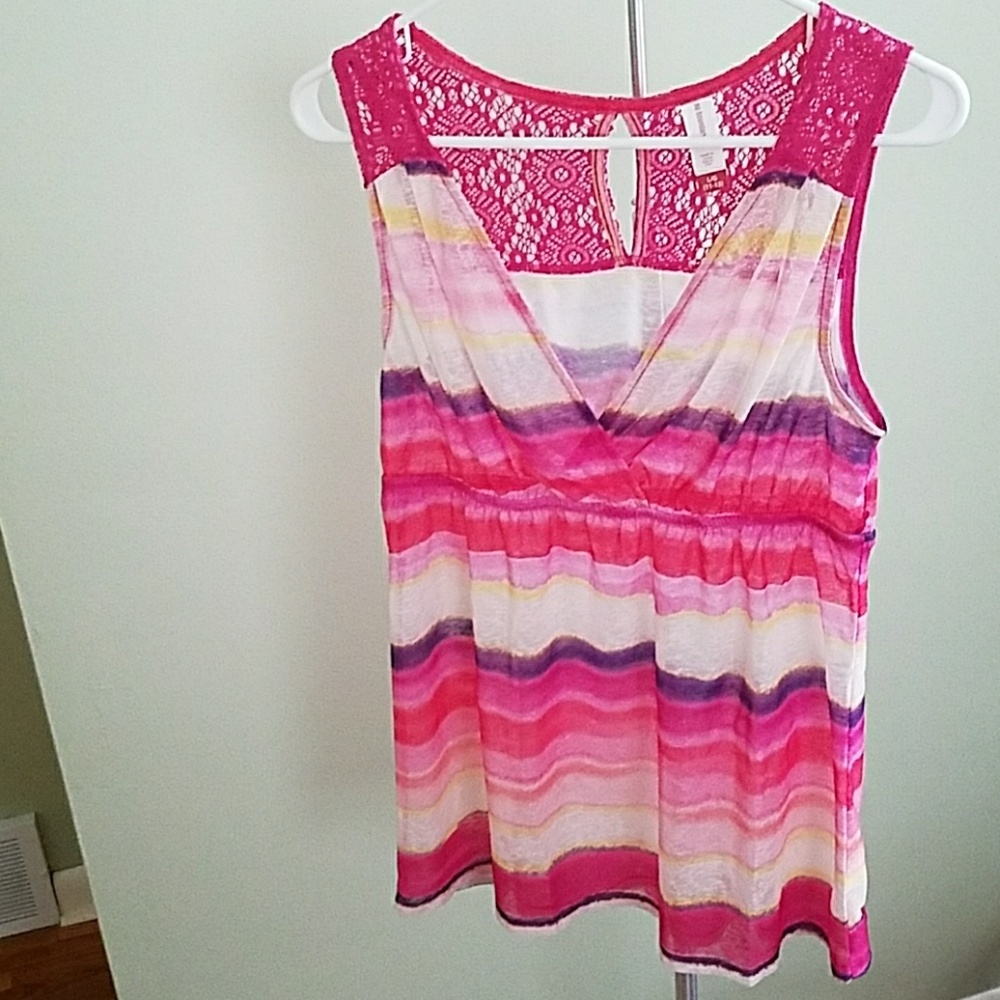 Sheer summer tank top