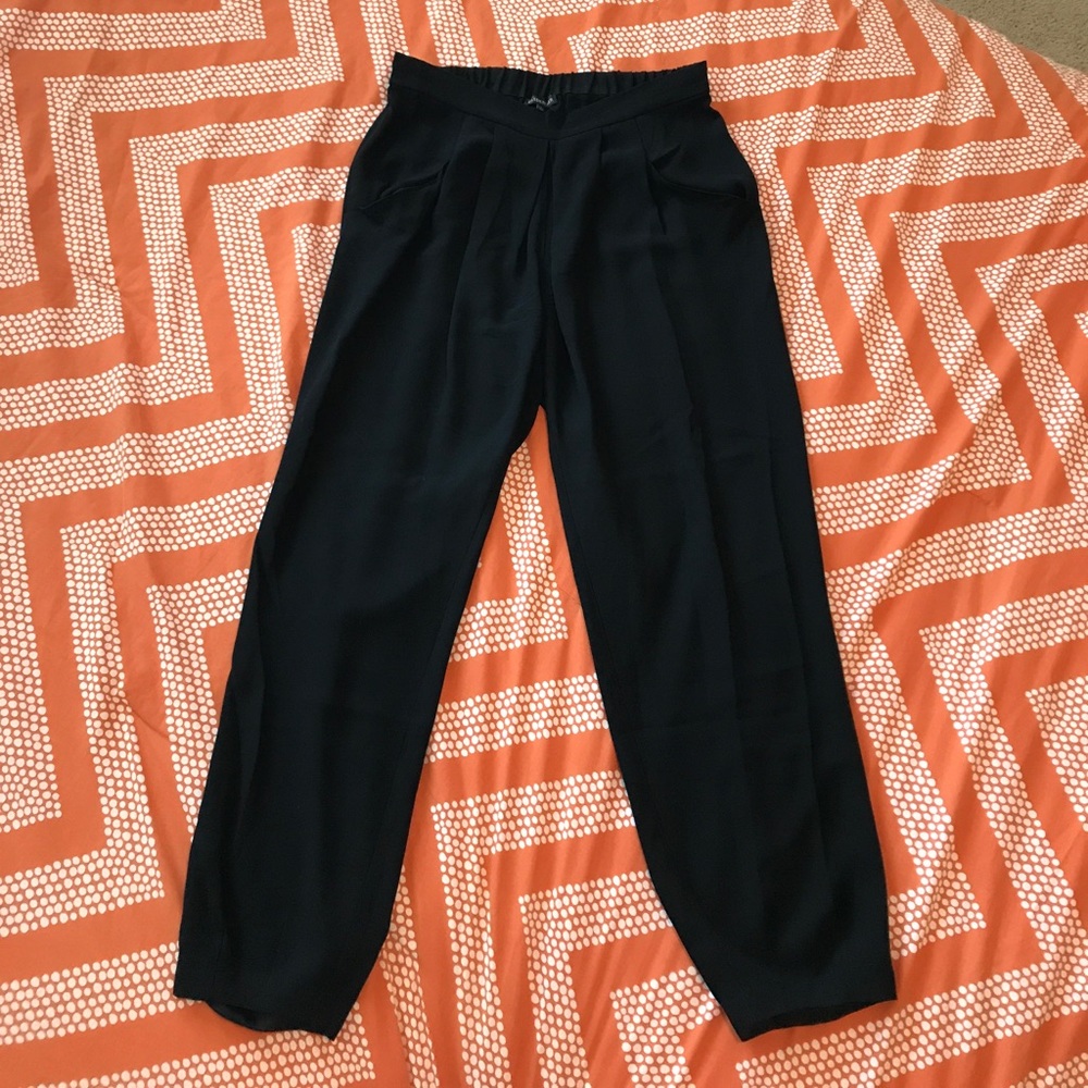 Eileen Fisher Comfortable Stretch Silk Dress Pants
