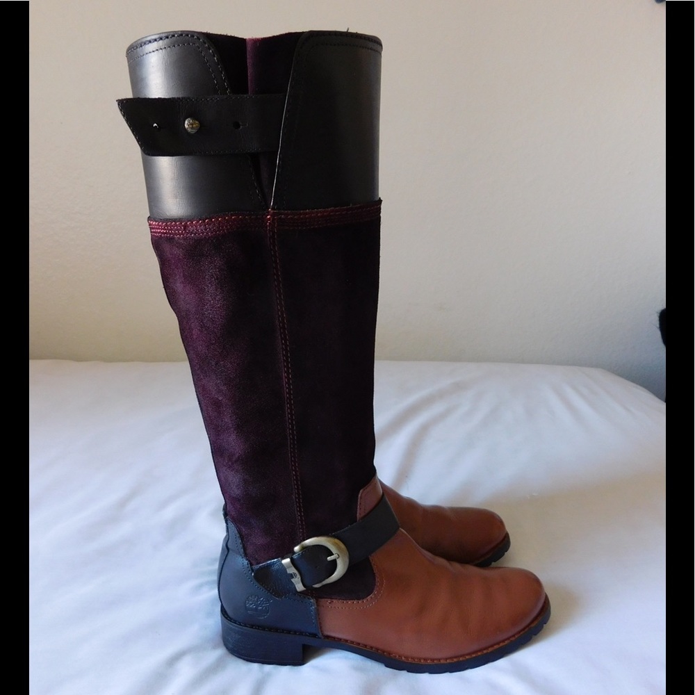 Leather/Suede Majestic Block Timberland Boots