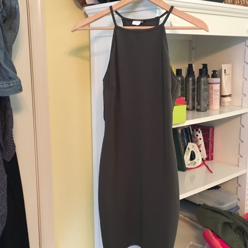 Olive green dressy bodycon!